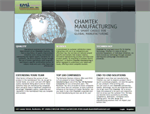 Tablet Screenshot of chamtek.com